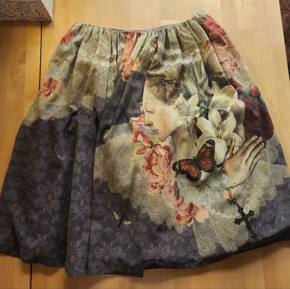 Juliette et Justine La Vierge Marie Skirt Mauve Size 1